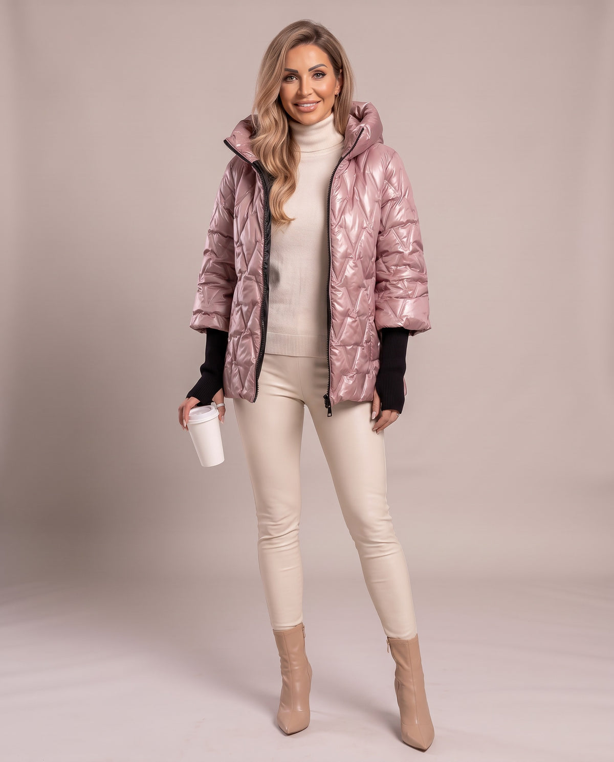 Piumino Bormio — Rosa Cipria