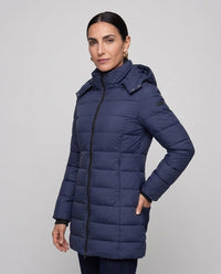 Piumino Brera trapuntato sciancrato — Blu Navy