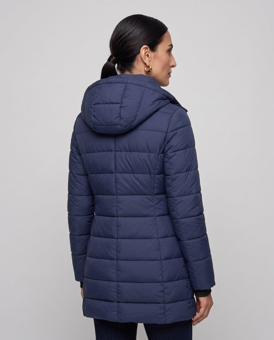 Piumino Brera trapuntato sciancrato — Blu Navy