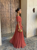 Vestido Toledo en Terracota