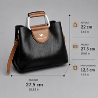 Siena — Sac bicolore en cuir