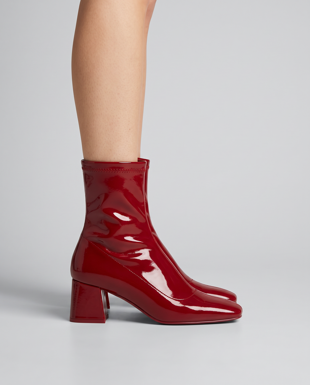 Stivaletto Verona — Vernice Rosso — profilo