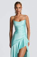 Samira | Vestido con volantes bajos