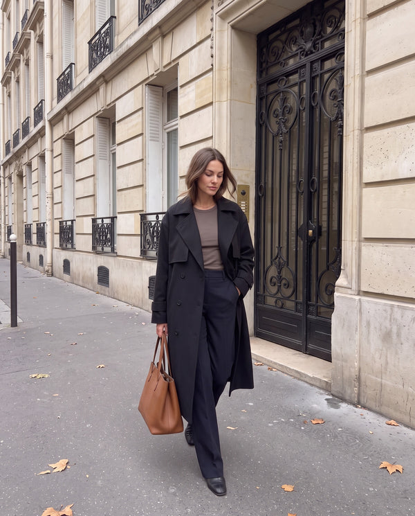 Trench Eleonora — Lungo Doppiopetto Oversize