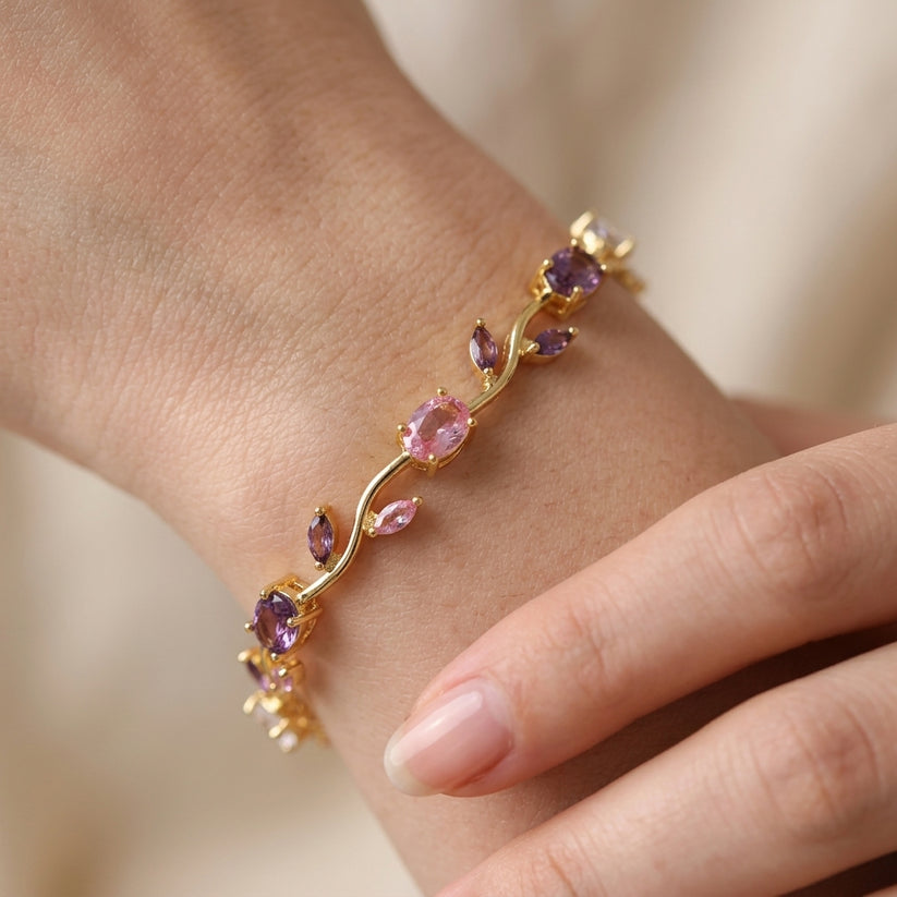 Aura Tulipano — Bracciale a Fiori